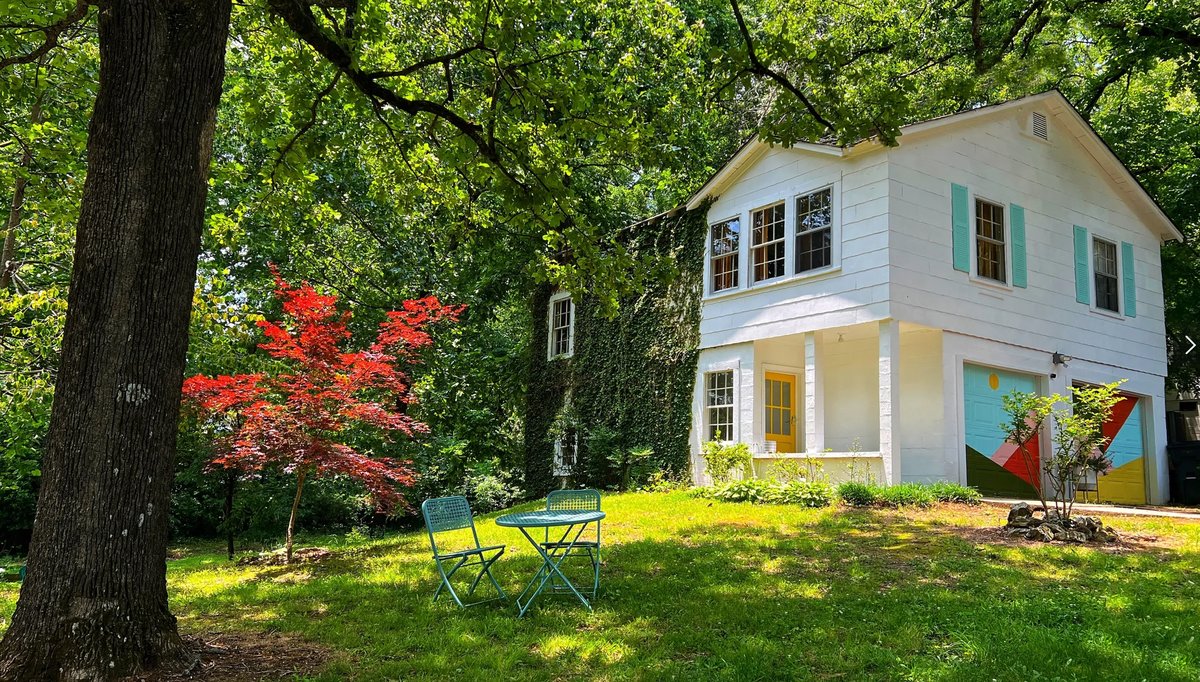 The Groovy Getaway Loft | Mid Century Modern Vacation Rental in Fort Payne, Alabama | Cottages of Mentone | Near Lookout Mountain and Little River Canyon
